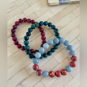 Beautiful Beaded Bracelet Trio